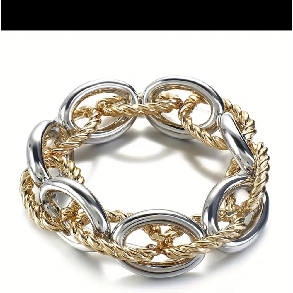Beautiful 2 tone bracelet